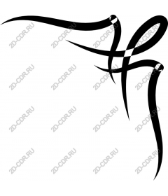  Elegant flowing lines Clipart