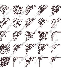  Elegant vintage set corner decorations