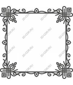 Exquisite decorative frame