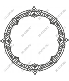 Intricate decorative frame