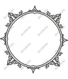 Vintage decorative frame