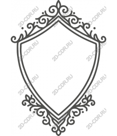  Elegant decorative shield