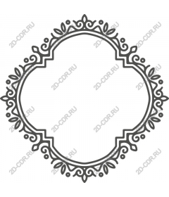 Exquisite vintage frame