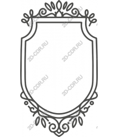 Vintage decorative frame