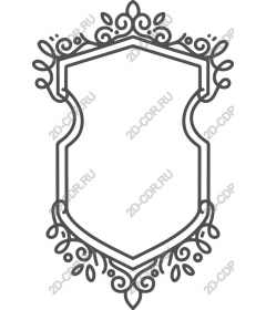 Decorative frame-shield
