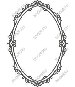 Vintage decorative frame
