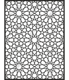 Geometric pattern Zvezda