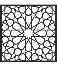 Geometric pattern Zvezda