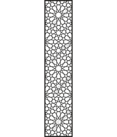  Elegant vertical geometric pattern