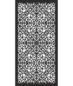  Elegant black openwork pattern