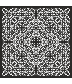  Black and white ornamental pattern