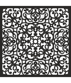  Elegant black filigree