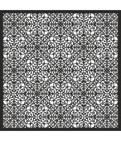  Black flower pattern