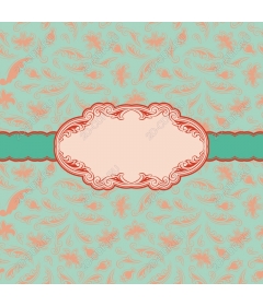  Elegant floral frame