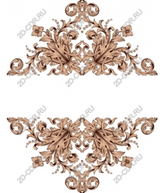  Elegant floral motif and