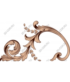  Elegant vintage floral ornament