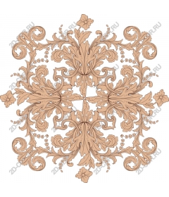  Elegant floral motif