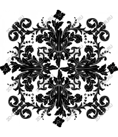  Elegant black floral
