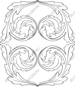Floral swirl