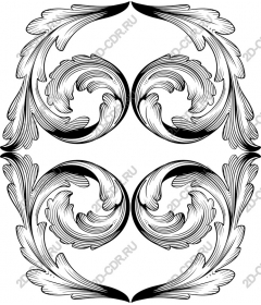  Elegant floral pattern