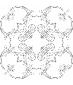 Floral decorative
