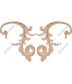  Elegant decorative floral pattern