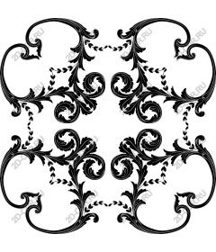 Vintage decorative flourish