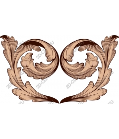 Exquisite decoration in the shape of a heart