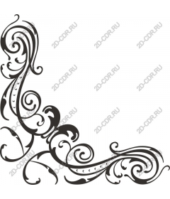  Elegant decorative corner Flourish