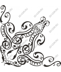  Elegant floral pattern