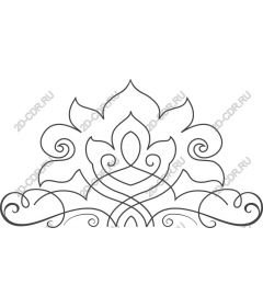  Elegant decorative floral pattern
