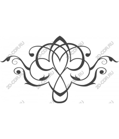  Elegant decorative curl