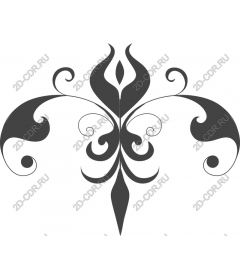  Elegant floral motif