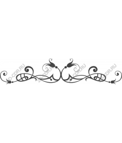 Decorative curly vine