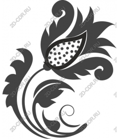  Elegant floral motif