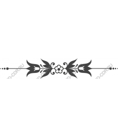  Elegant floral frame and