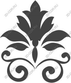  Elegant floral ornament