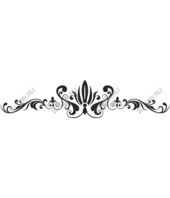  Elegant floral ornament