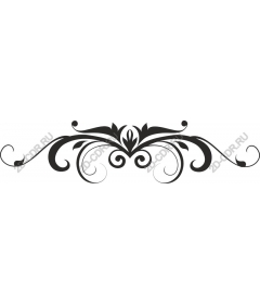  Elegant floral ornament