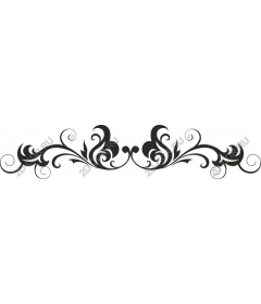 Intricate floral ornamental clipart
