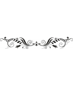  Elegant floral border