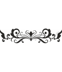  Elegant floral border