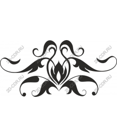  Elegant ornamental motif
