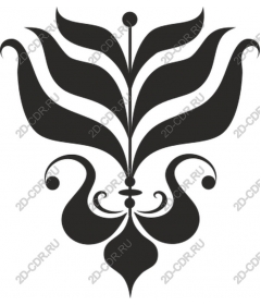  Elegant floral motif