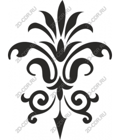  Elegant decorative floral pattern