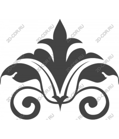  Elegant floral motif