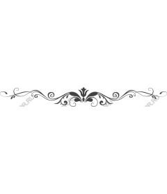  Elegant floral ornament