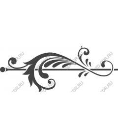  Elegant decorative floral pattern