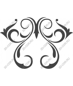  Elegant decorative swirls
