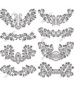  Collection of decorative flowers